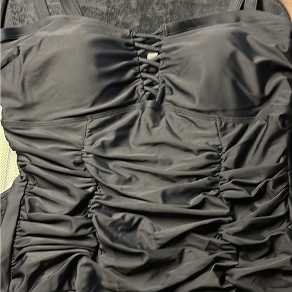 torrid Other - torrid Black One-Piece Swimsuit with Tag Detail